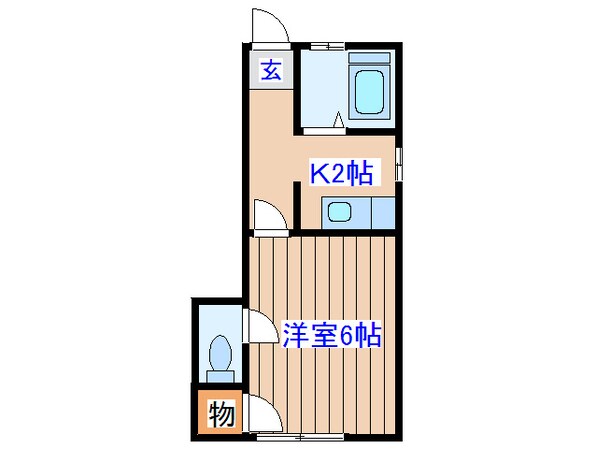 鳥越アパートの物件間取画像